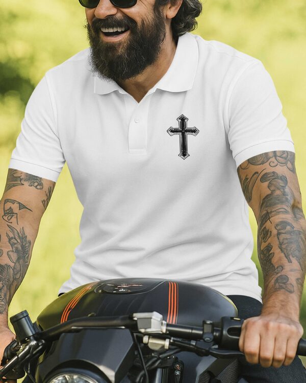 This Ain't Just Chrome And Steel All Over Print Polo - Image 2