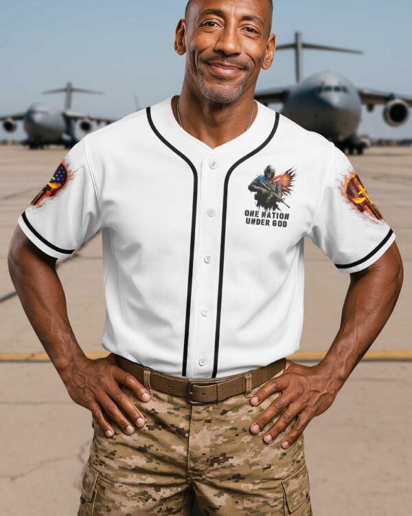 Wearing The Flag Guided By The Cross Jersey - Image 2