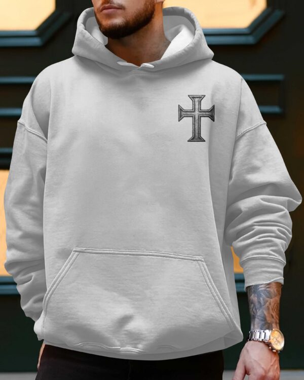 A Child Of God A Man Of Faith A Warrior Of Christ Hoodie - Image 9