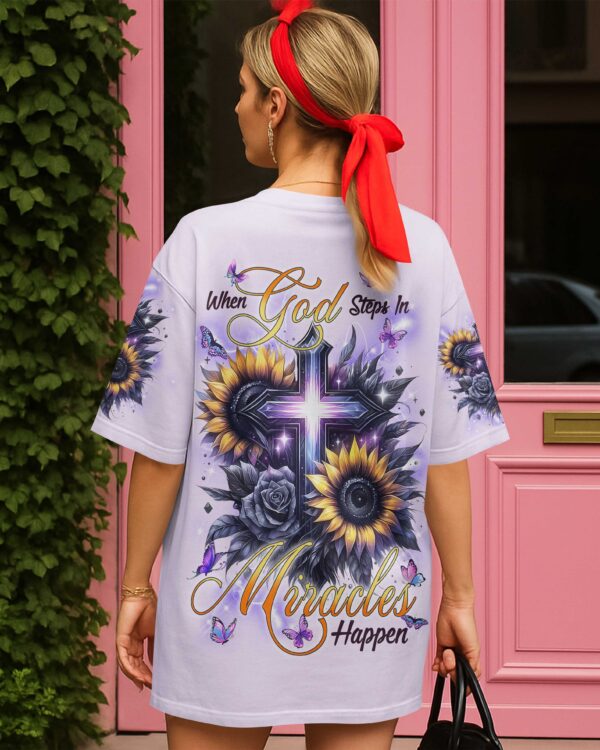When God Steps In Miracles Happen Shirts - Image 7