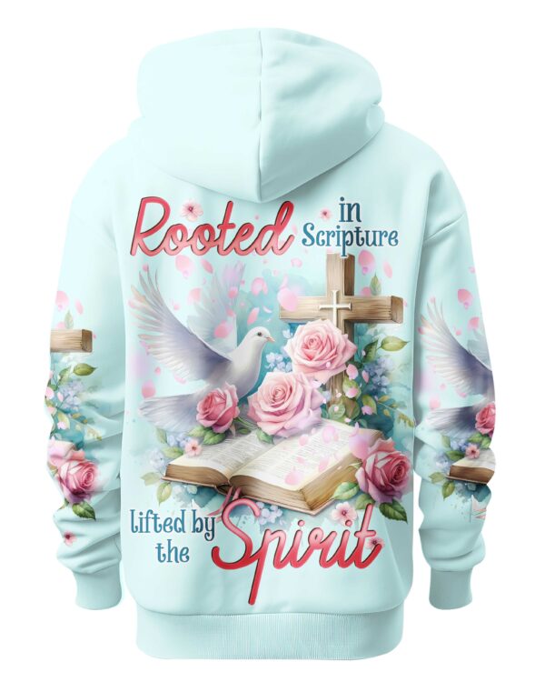 Rooted In Scripture Lifted By The Spirit Shirt - Image 5