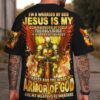 I Am A Warrior Of God All Over Print T-Shirt