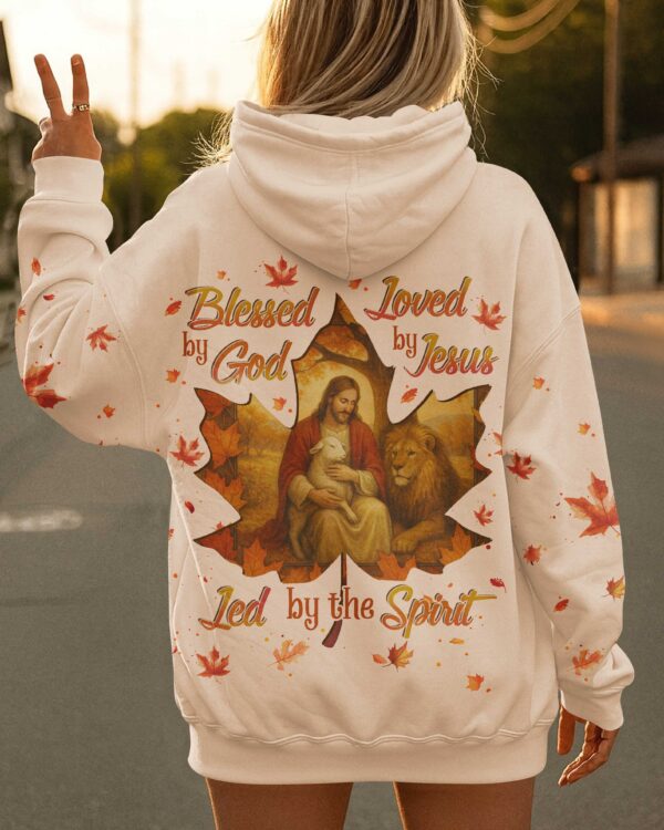 Blessed By God Loved By Jesus Led By The Spirit Shirts - Image 10