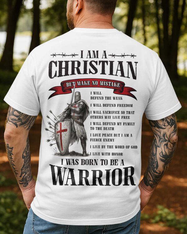 I Am A Christian But Make No Mistake T-Shirt - Image 3
