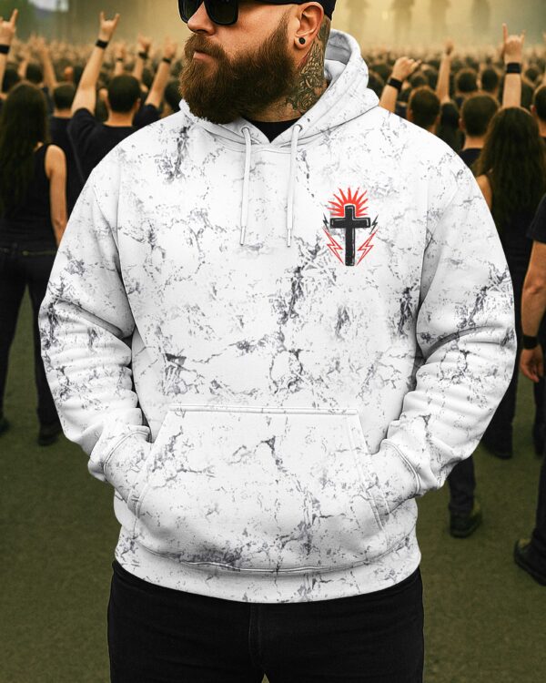 Jesus Is A Punk Rocker Shirt - Image 10
