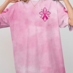 Alternative view of No Readable Text Present All Over Print T-Shirt