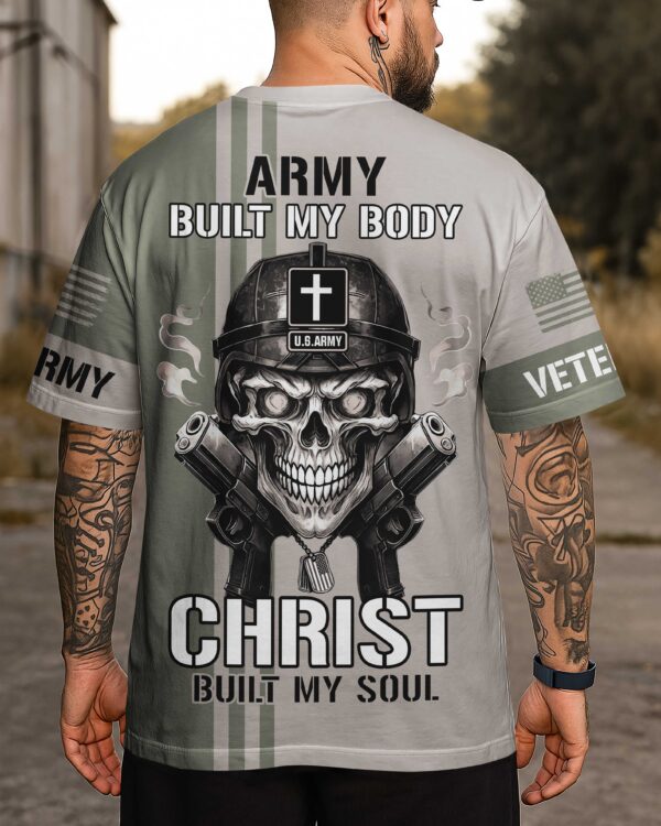 Army Built My Body All Over Print T-Shirt - Image 3