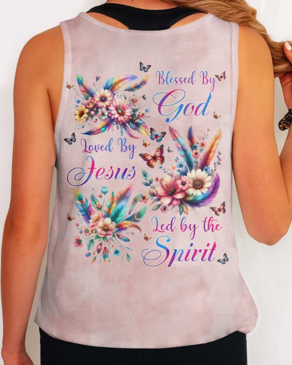 Blessed By God Loved By Jesus Led by the Spirit Shirts - Image 17