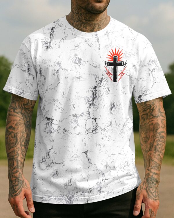 Jesus Is A Punk Rocker Shirt - Image 4