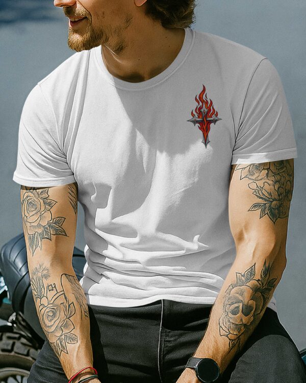 Jesus Took The Wheel I Just Twist The Throttle T-Shirt - Image 4