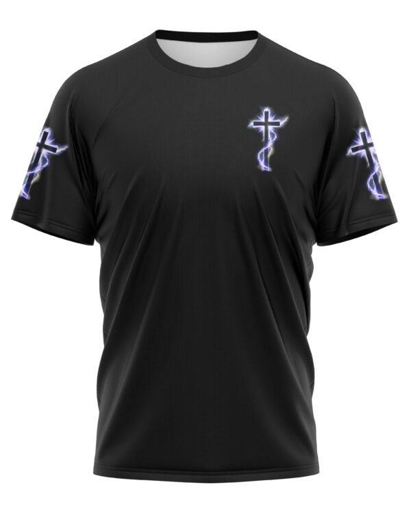 I Kneel To Pray I Rise To Fight Shirt - Image 7