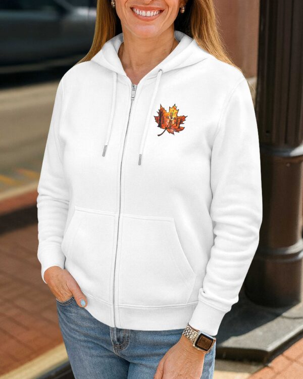 When Leaves Fall Down Zip Hoodie - Image 3