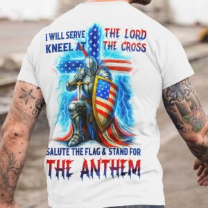 Alternative view of I Will Serve The Lord All Over Print T-Shirt