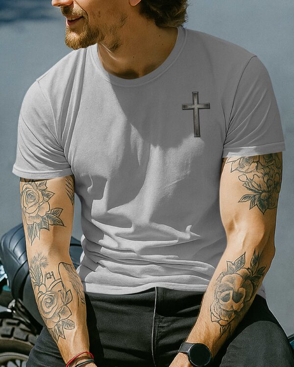Leather On My Shoulders T-Shirt - Image 7