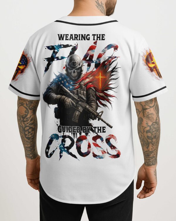 Wearing The Flag Guided By The Cross Jersey - Image 5