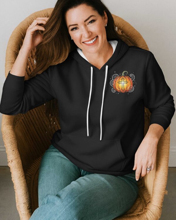 Carved By Faith Lit By Grace Hoodie - Image 3