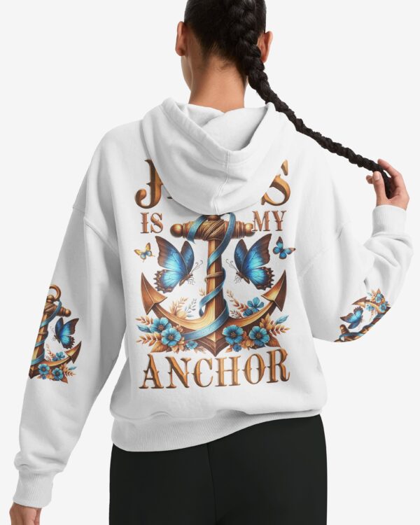 Jesus Is My Anchor All Over Print Hoodie - Image 3
