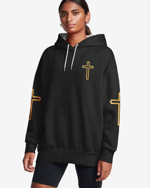 Praying Mama Raising Warriors All Over Print Hoodie - Image 4