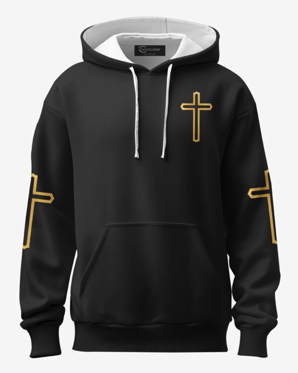 Praying Mama Raising Warriors All Over Print Hoodie - Image 7