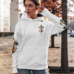 Alternative view of A Praying Mom is a Powerful Force Hoodie