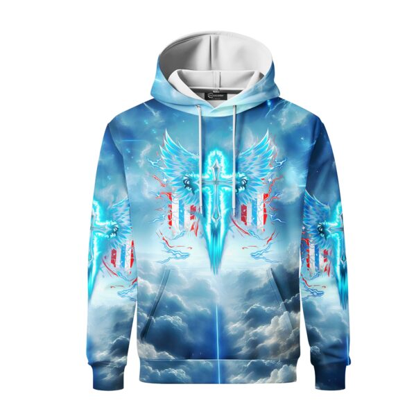 The Devil Saw Me With Head Down And Thought He'd Won Until I Said Amen All Over Print Hoodie - Image 2
