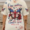 One Nation Under God All Over Print T-Shirt