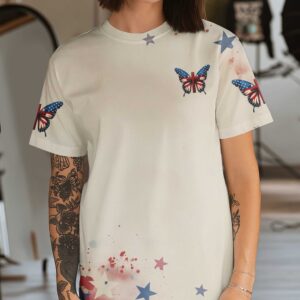 Alternative view of One Nation Under God All Over Print T-Shirt