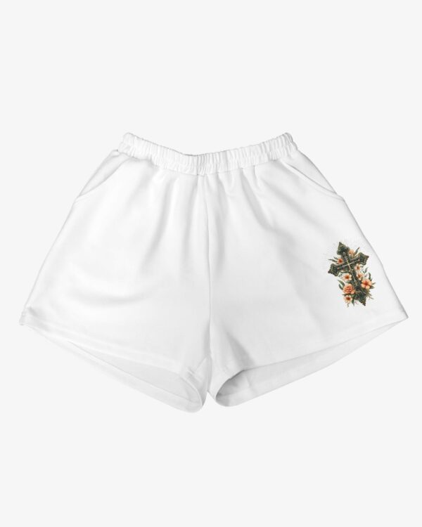 A Praying Mom Is A Powerful Force Women Casual Shorts - Image 4