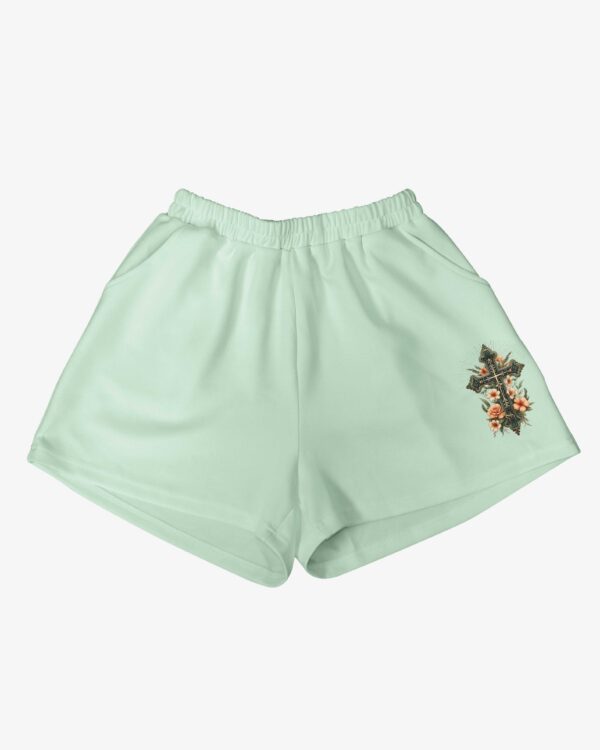 A Praying Mom Is A Powerful Force Women Casual Shorts - Image 14