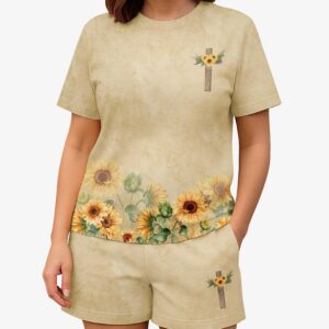 Alternative view of I Believe There Are Angels Among Us Women Casual Shorts