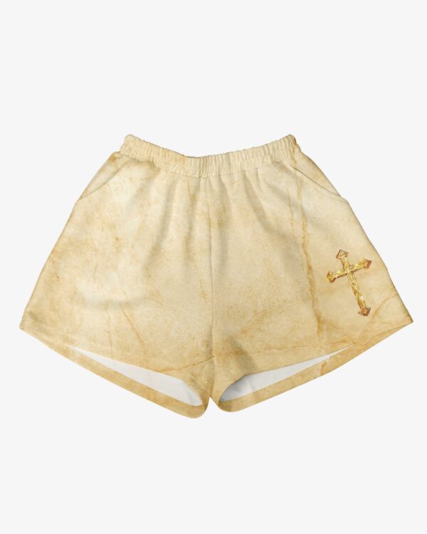 Be Still Before The Lord And Wait Patiently For Him Women Casual Shorts - Image 4