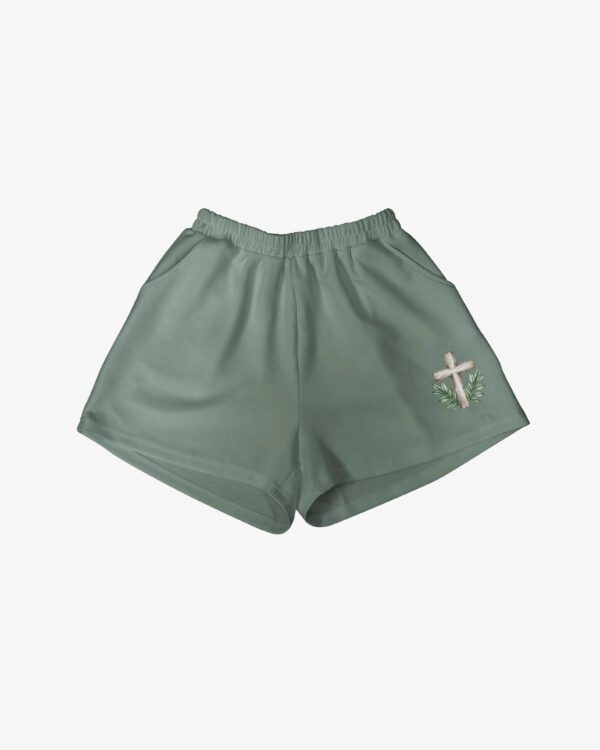 As Long As I Have Breath I Will Pray Women Casual Shorts - Image 9