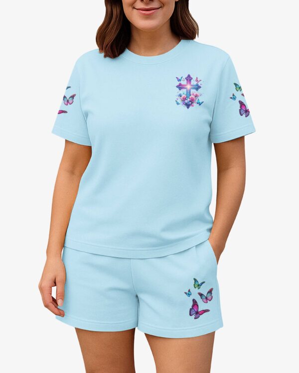 When Butterflies Appear Angels Are Near Women Casual Shorts - Image 8