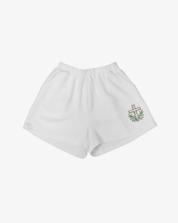 As Long As I Have Breath I Will Pray Women Casual Shorts - Image 4