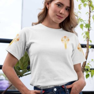 Alternative view of For God So Loved The World All Over Print T-Shirt