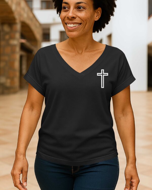 "Normal" Isn't Coming Back V-neck Dolman Sleeves Shirt - Image 6