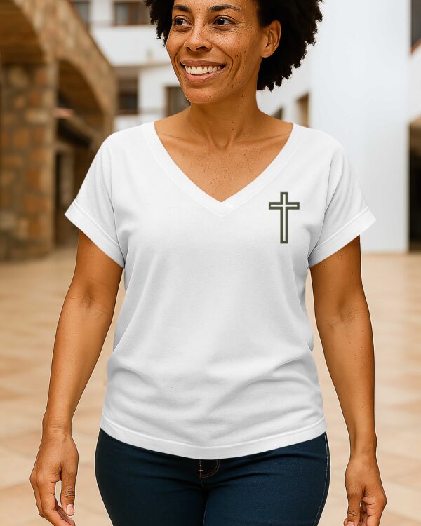 "Normal" Isn't Coming Back V-neck Dolman Sleeves Shirt - Image 10