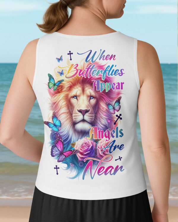When Butterflies Appear V-neck Tank Top - Image 4