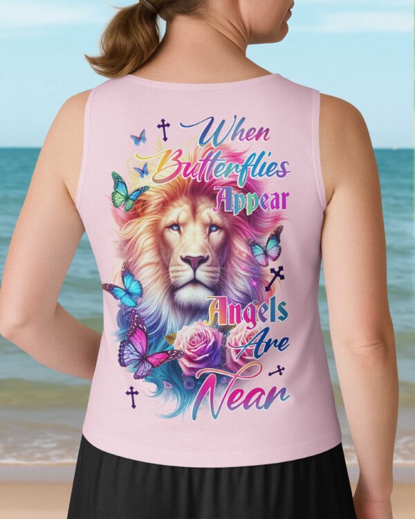 When Butterflies Appear V-neck Tank Top - Image 9
