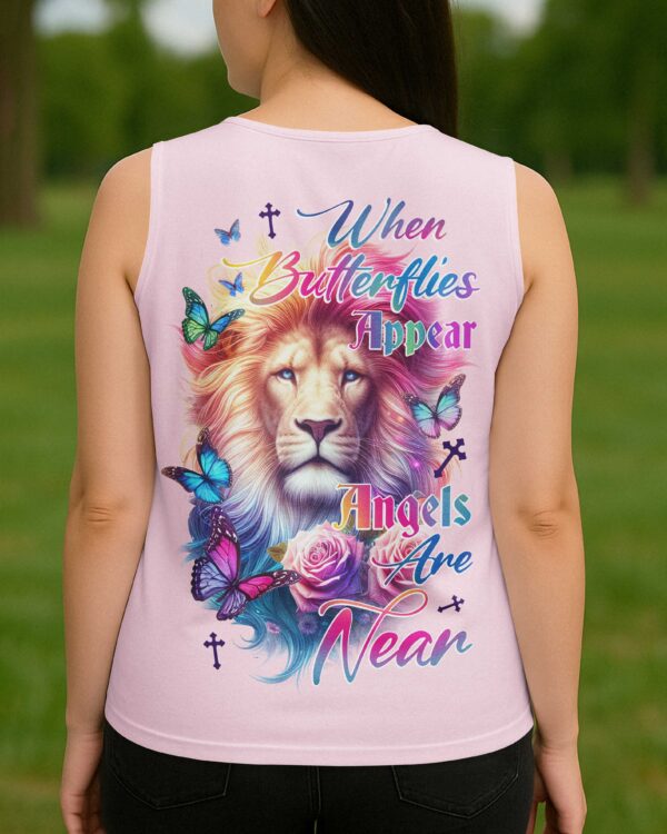 When Butterflies Appear V-neck Tank Top - Image 6